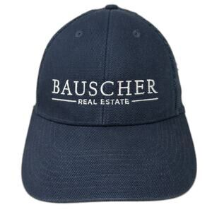 Bauscher Real Estate Snapback Trucker Hat Blue One Size Corner Stone
